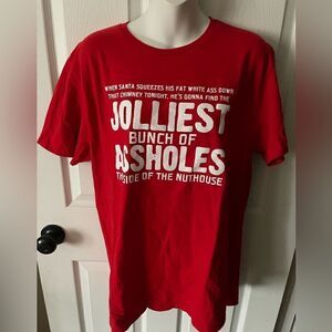Women's Christmas vacation tee shirt jolliest bunch of a holes